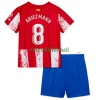 Maillot de Supporter Atlético Madrid Antoine Griezmann 8 Domicile 2021-22 Pour Enfant